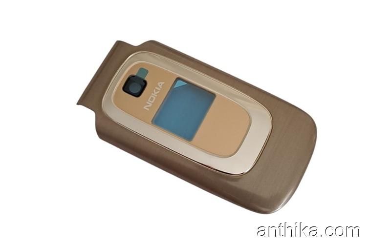 Nokia 6085 6086 Kapak Original Front Cover Gold New
