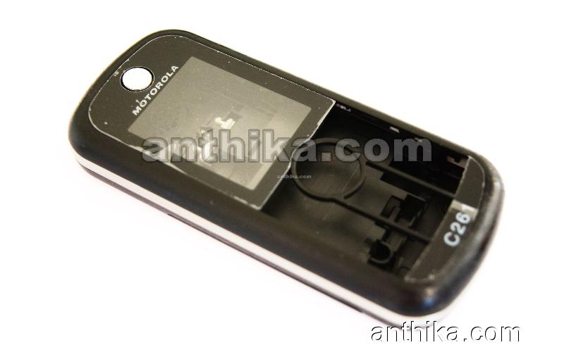 Motorola C261 Kapak Kasa Original Housing Black New