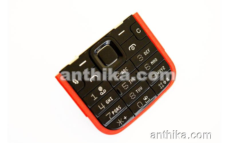 Nokia 5730 Xpress Music Tuş Original Keypad Black Red New 0265861