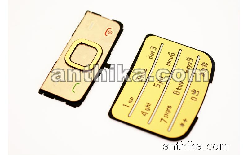 Nokia 6700 Classic Tuş Takım High Quality Keypad Gold New