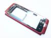 Nokia E90 Kapak Ön Panel Orjinal Front Cover Red