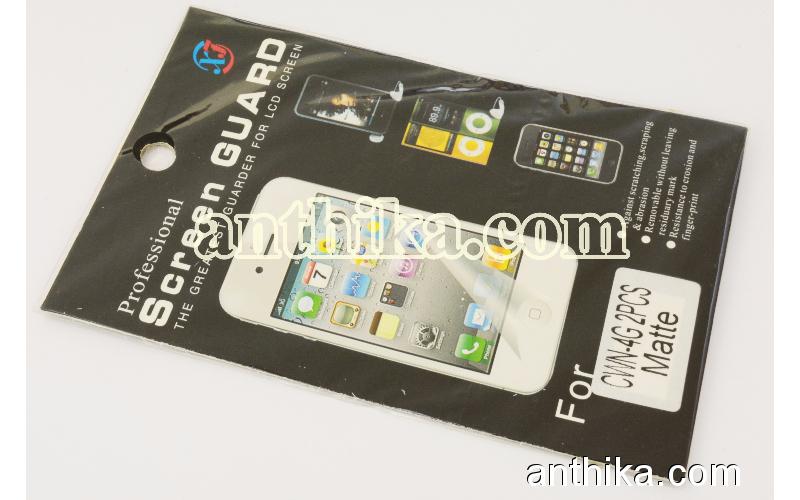 Apple Iphone 4G Ekran Koruyucu Screen Guard Matte