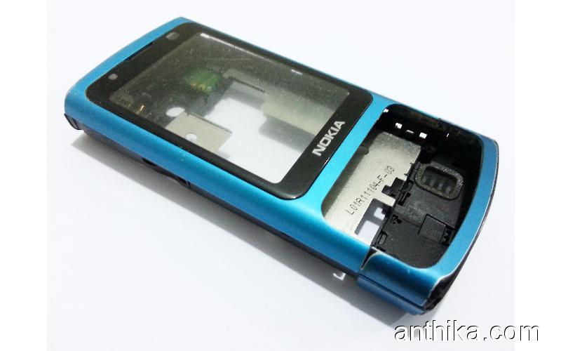 Nokia 6700 Slide Orjinal Kasa Kapak Blue-2
