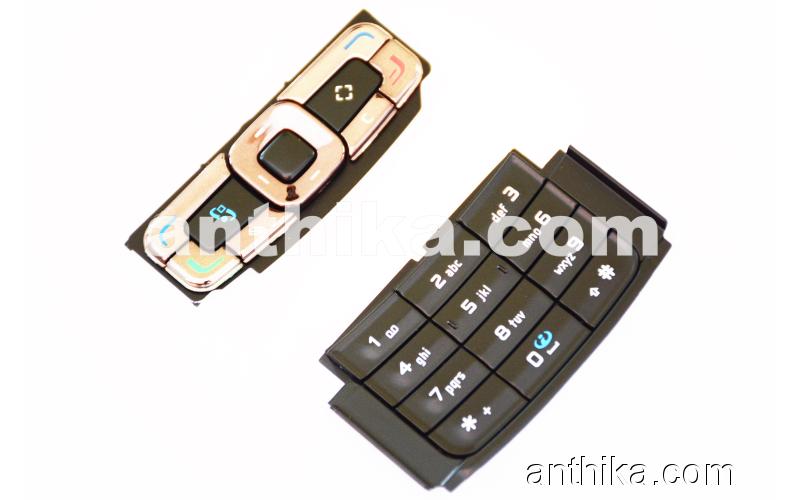 Nokia N95 8GB Tuş Original Keypad Black New