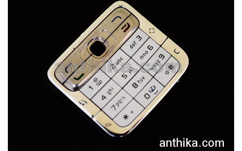 Nokia N73 Tuş High Quality Keypad Silver White New