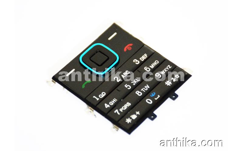 Nokia 5000 Tuş Original Keypad Blue Black New