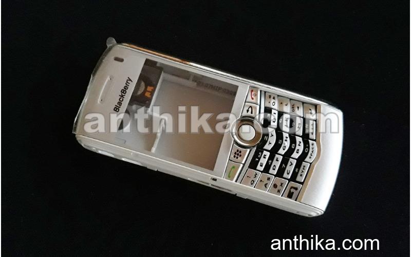 Blackberry 8100 8110 8120 Kapak Kasa Tuş Original Full Housing Silver New