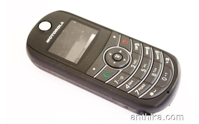 Motorola C139 Kapak Kasa Tuş Original Housing Black Used