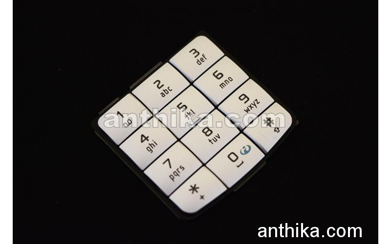 Nokia N93 Tuş Original Numeric Keymay Latin Silver New 0265328