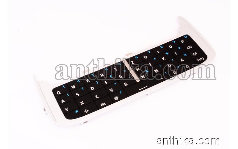 Nokia E75 Tuş Q Klavye Original Keypad Numeric QWERTY Black Used