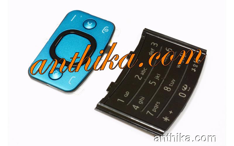 Nokia 6700 Slide Tuş Orjinal Numeric Keypad Blue New 9790V70