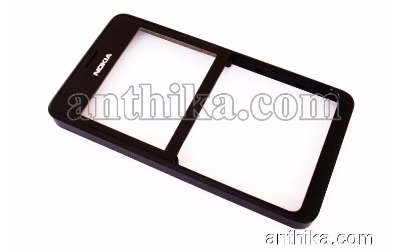 Nokia Asha 210 Kapak Original Front Cover Black Used 02503G9