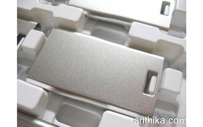 Nokia E50 Kapak Orjinal Battery Cover Silver New 0256936