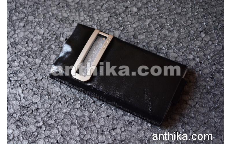 Apple İphone 4-4S Kılıf High Quality Leather Soft Case Black New