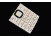 Nokia X2-00 Tuş Original Keypad Silver Used