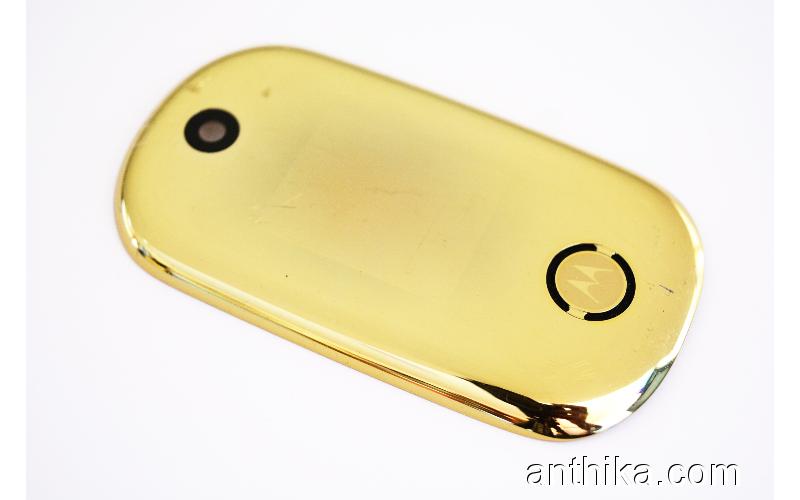 Motorola U9 Kapak Original Front Cover Gold Used