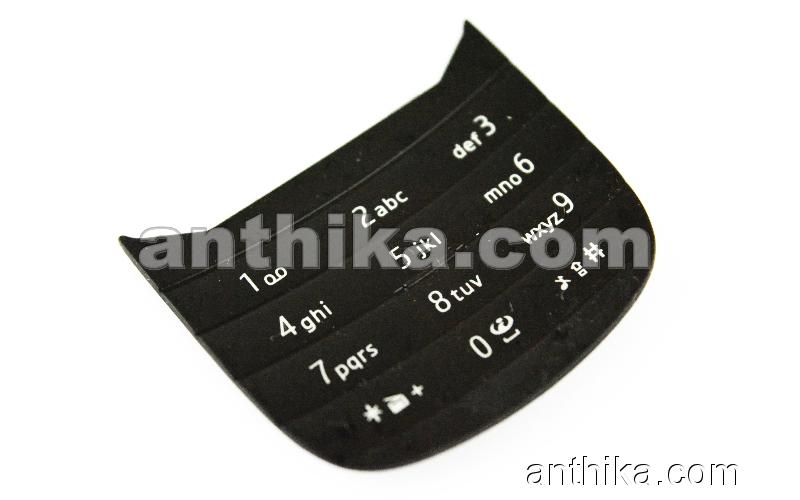 Nokia 2220 Slide Tuş Original Numeric Keypad Black New Condition