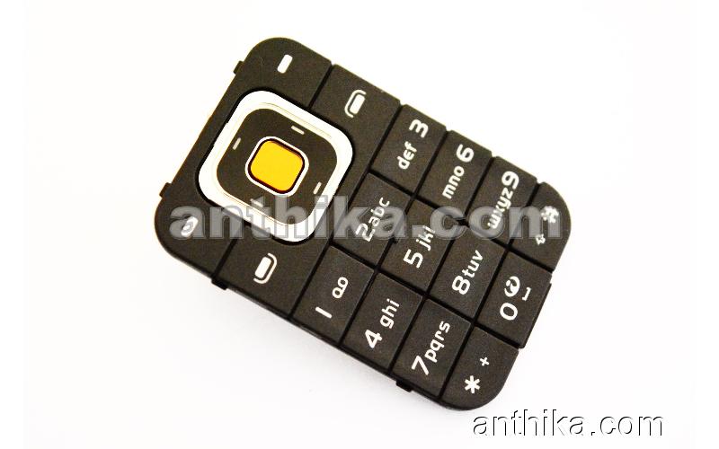 Nokia 7373 Tuş Original Keypad Black Bronze New 9799484