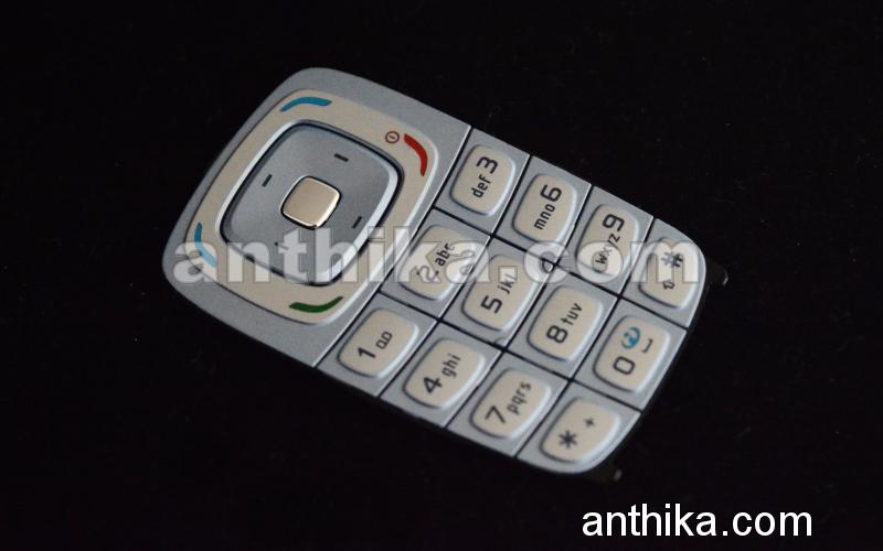 Nokia 6103 Tuş Original Keypad Blue New