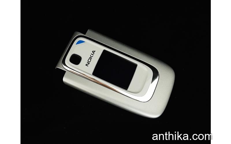 Nokia 6131 Kapak Original Front Cover Silver New