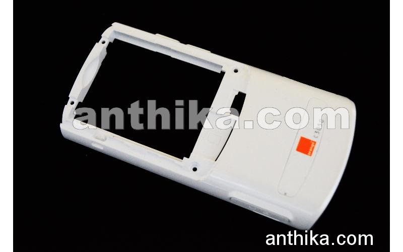 Samsung C3050 C3053 Kasa Original Middle Cover White Orange Used