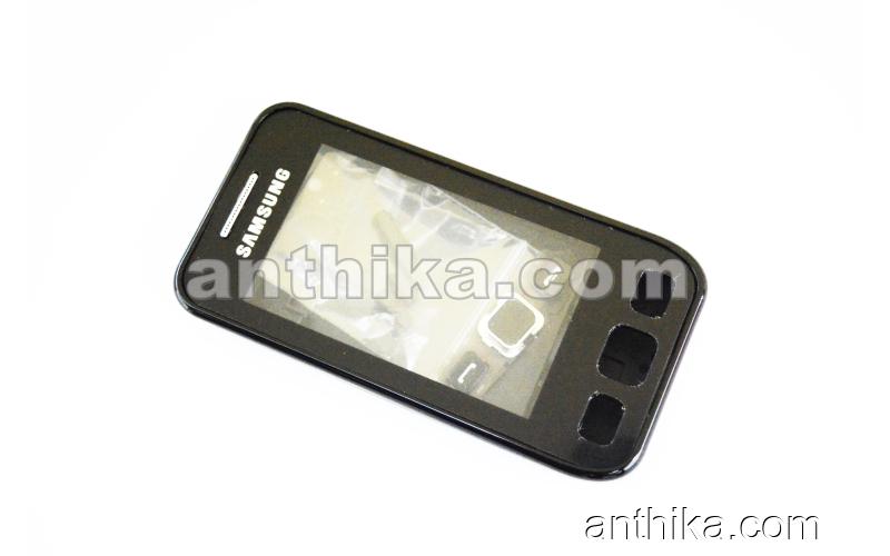 Samsung S5250 S5253 S5750 Kapak Kasa Tuş Full Housing Black New