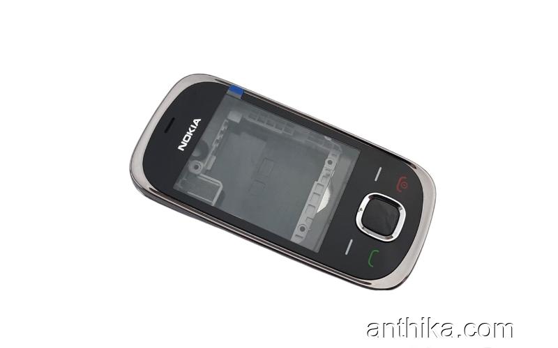 Nokia 7230 Kapak Kasa Tuş Soket Original Full Housing Black New