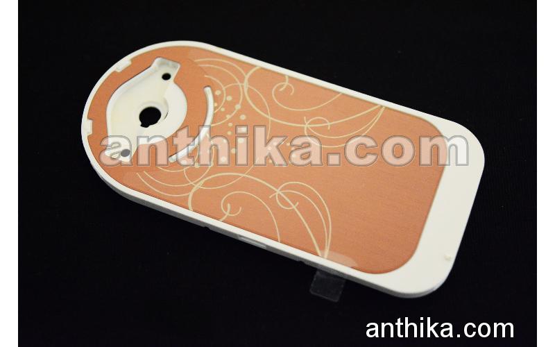 Nokia 7370 Ayna Dekoratif Logo Original B-Cover Deko Plate Chreme New