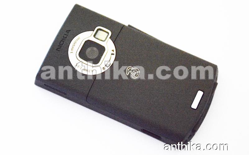 Nokia N80 Kasa Kapak Original Middle Cover Battery Cover Dark Grey New