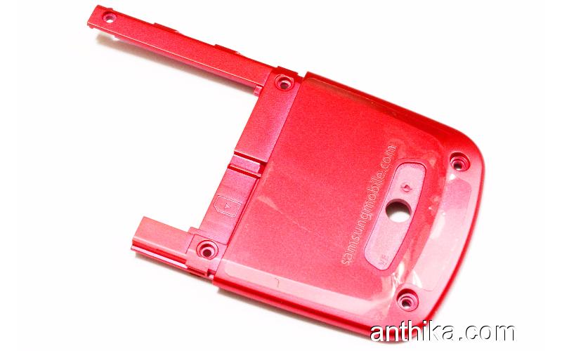 Samsung E250 Kapak Orjinal Battery Bottom Cover Red New