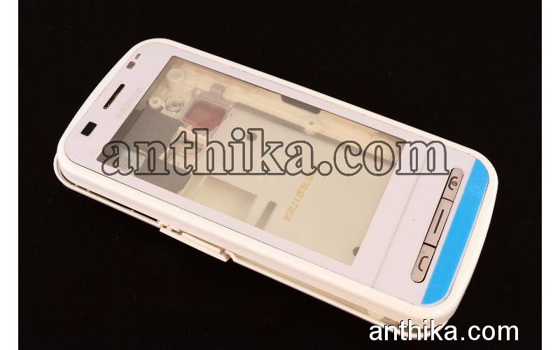 Nokia C6 C6-00 Dokunmatik Kapak Kasa Original Digitizer Full Housing White