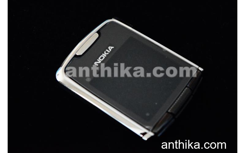 Nokia 8800 Lens Cam Ekran Çerçeve Orjinal Glass Lcd Cover Grey Black