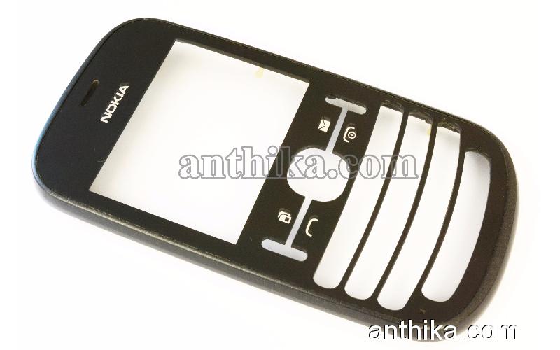 Nokia 200 Asha Kapak Orjinal Front Cover Black Used