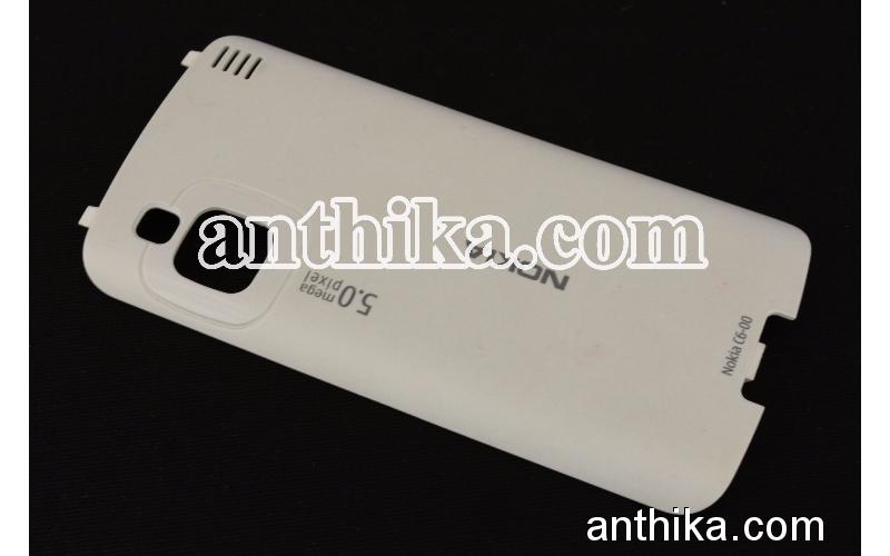 Nokia C6 C6-00 Kapak Orjinal Battery Cover White New Condition 9445584