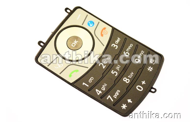 Samsung Z240 Tuş Original Keypad Black Silver New