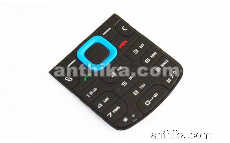 Nokia 5320 Tuş Original Keypad Keymat Black Blue Used