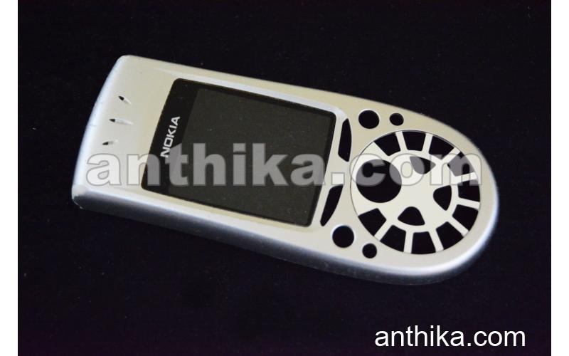 Nokia 3650 Kapak Original Front Cover Silver Used