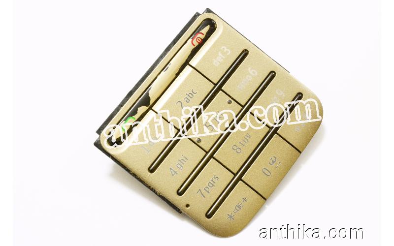 Nokia C3-01 Tuş Orjinal Keypad Gold Used 9793H10