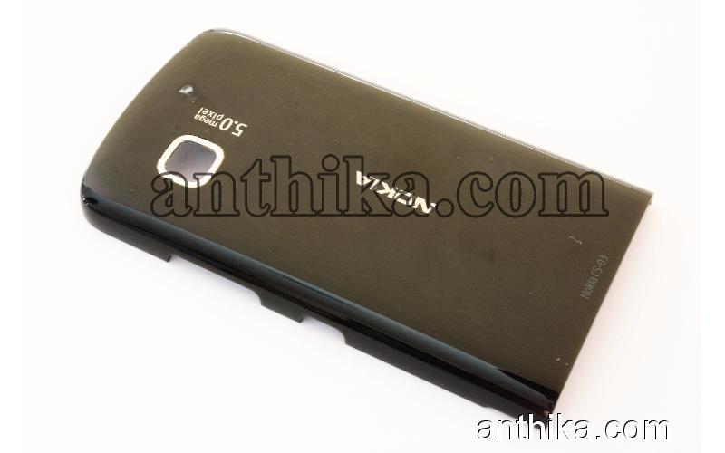 Nokia C5-03 Kapak Original Battery Cover Black Used 0257881