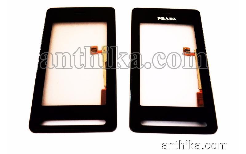 LG KE850 Prada Dokunmatik Original Digitizer  Touchscreen Black Used