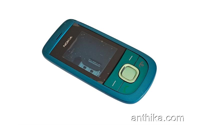 Nokia 2220 Slide Kapak Kasa Tuş High Quality Full Housing Green New