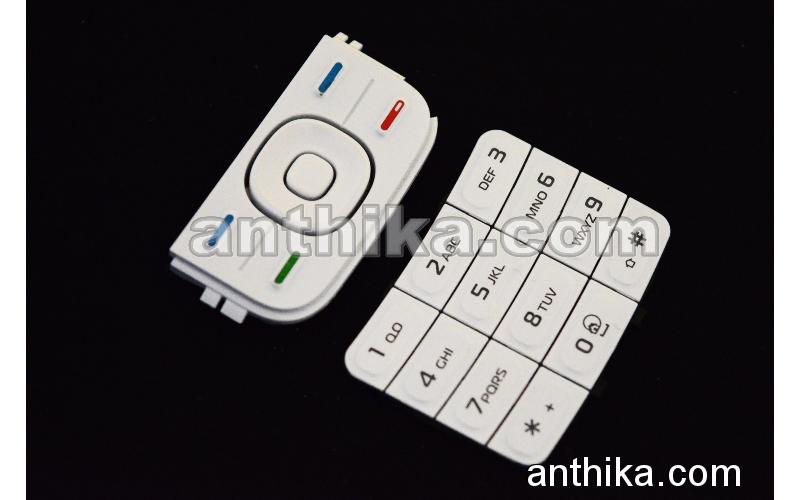 Nokia 5200 Tuş Takım High Quality Menu Numeric Keypad White New