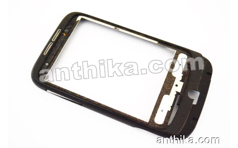 HTC Wildfire Kapak Original Front Cover Black Used