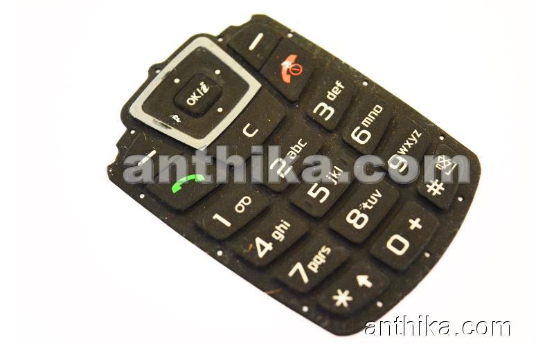 Samsung C250 C260 Tuş Original Keypad Black Used