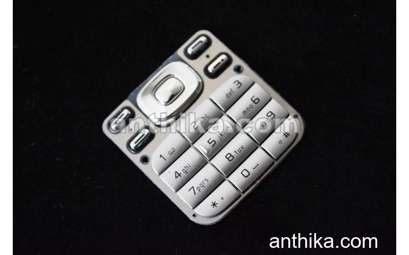 Nokia 6234 Tuş Original Keypad Silver New