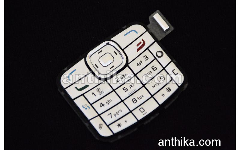 Nokia N70 Tuş Original Keypad Silver New