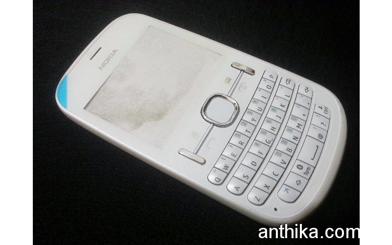 Nokia 200 Asha Kapak Tuş Kasa Orjinal Kalitesinde Full Housing White New