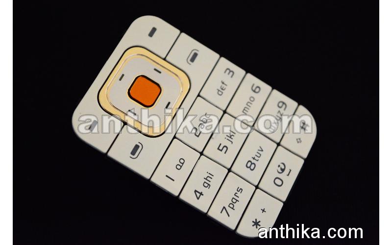 Nokia 7370 Tuş Original Keypad Chreme New 9797772