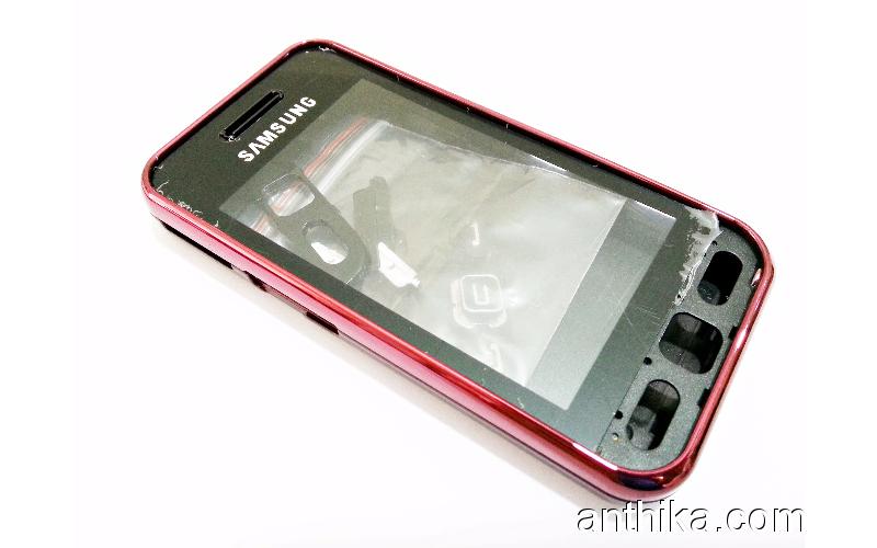 Samsung S5230 Star Kapak Kasa A++Kalite Housing Red