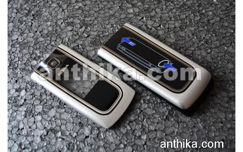 Nokia 6555 Fold Kapak Kasa Original Housing Silver New